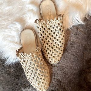 FREE PEOPLE Woven Mule